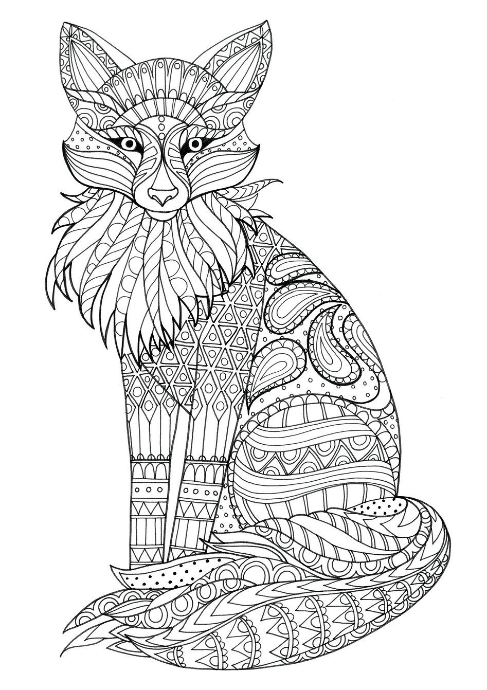 55 Free Fox Coloring Pages 31