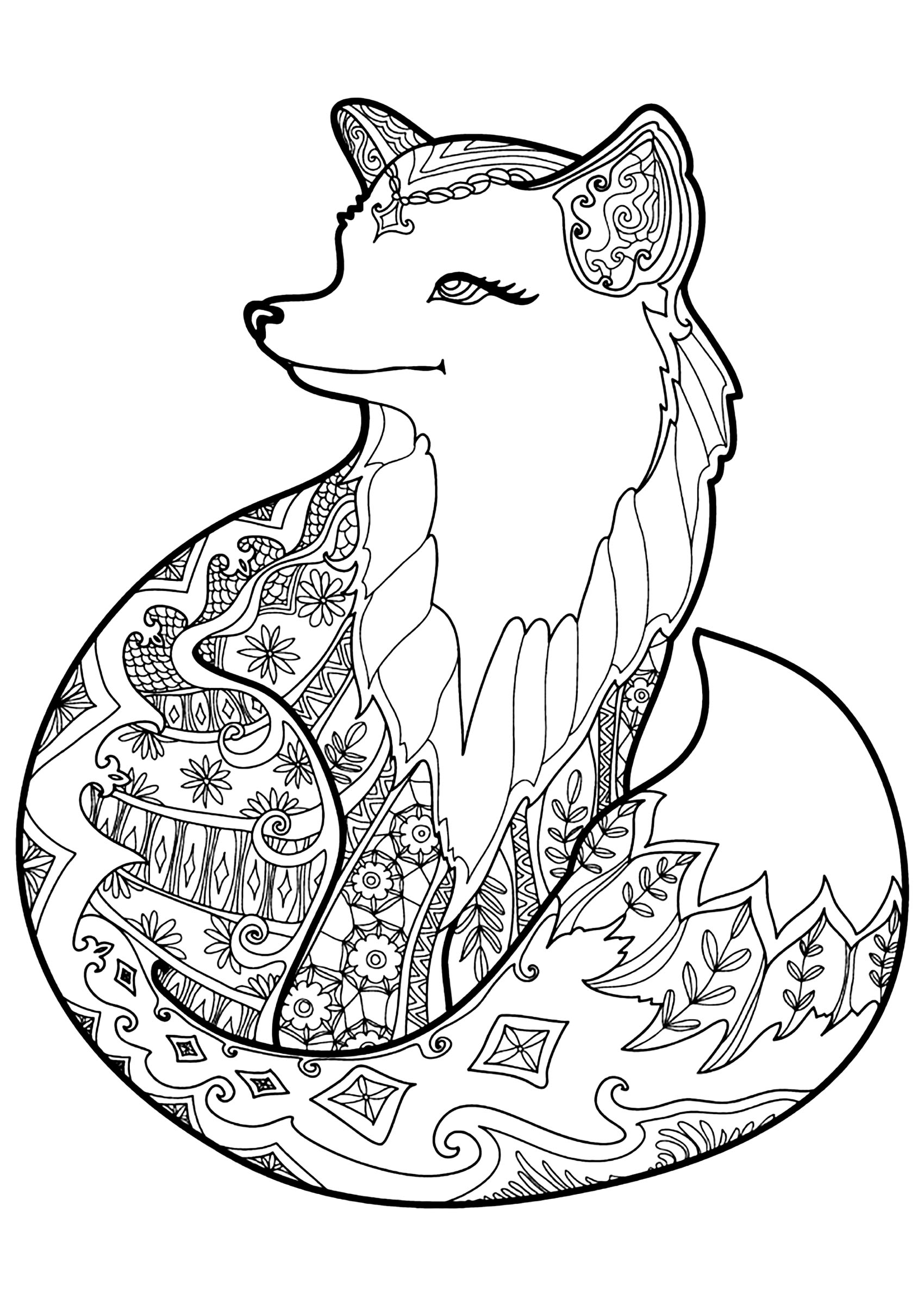 55 Free Fox Coloring Pages 32