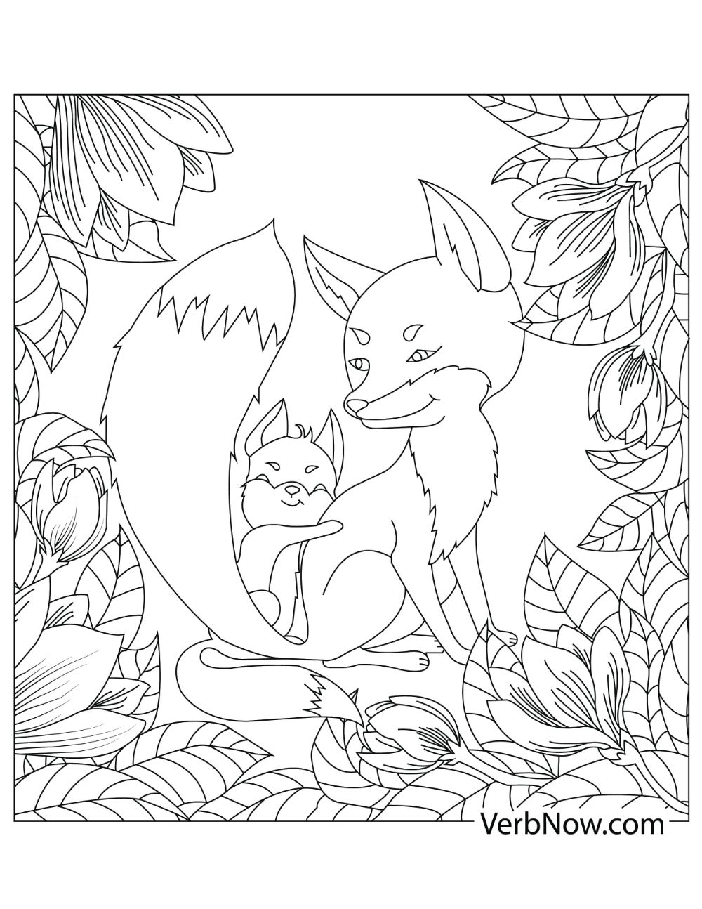 55 Free Fox Coloring Pages 36