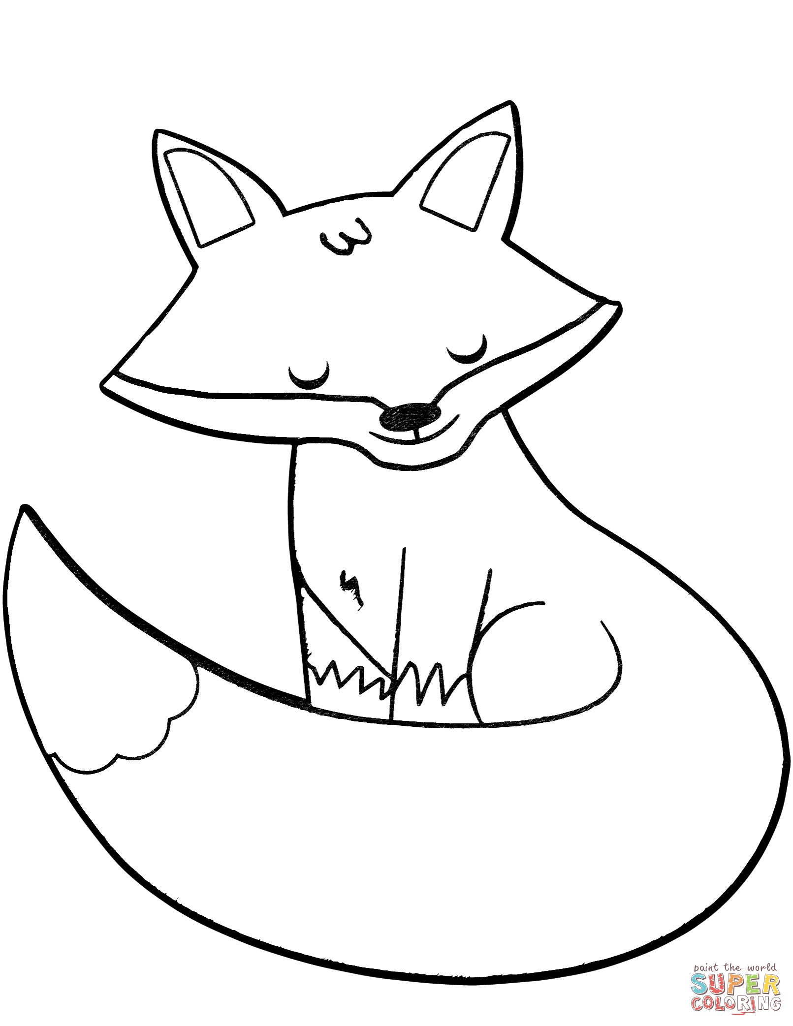 55 Free Fox Coloring Pages 41