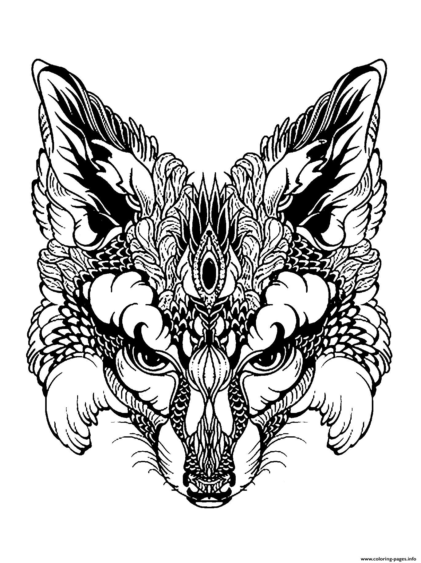 55 Free Fox Coloring Pages 52