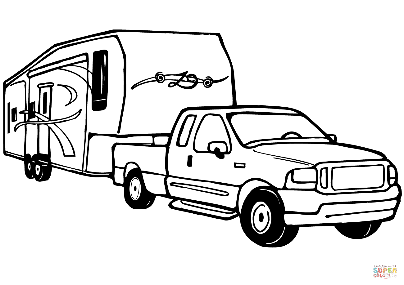 55 Free Truck Coloring Pages 65