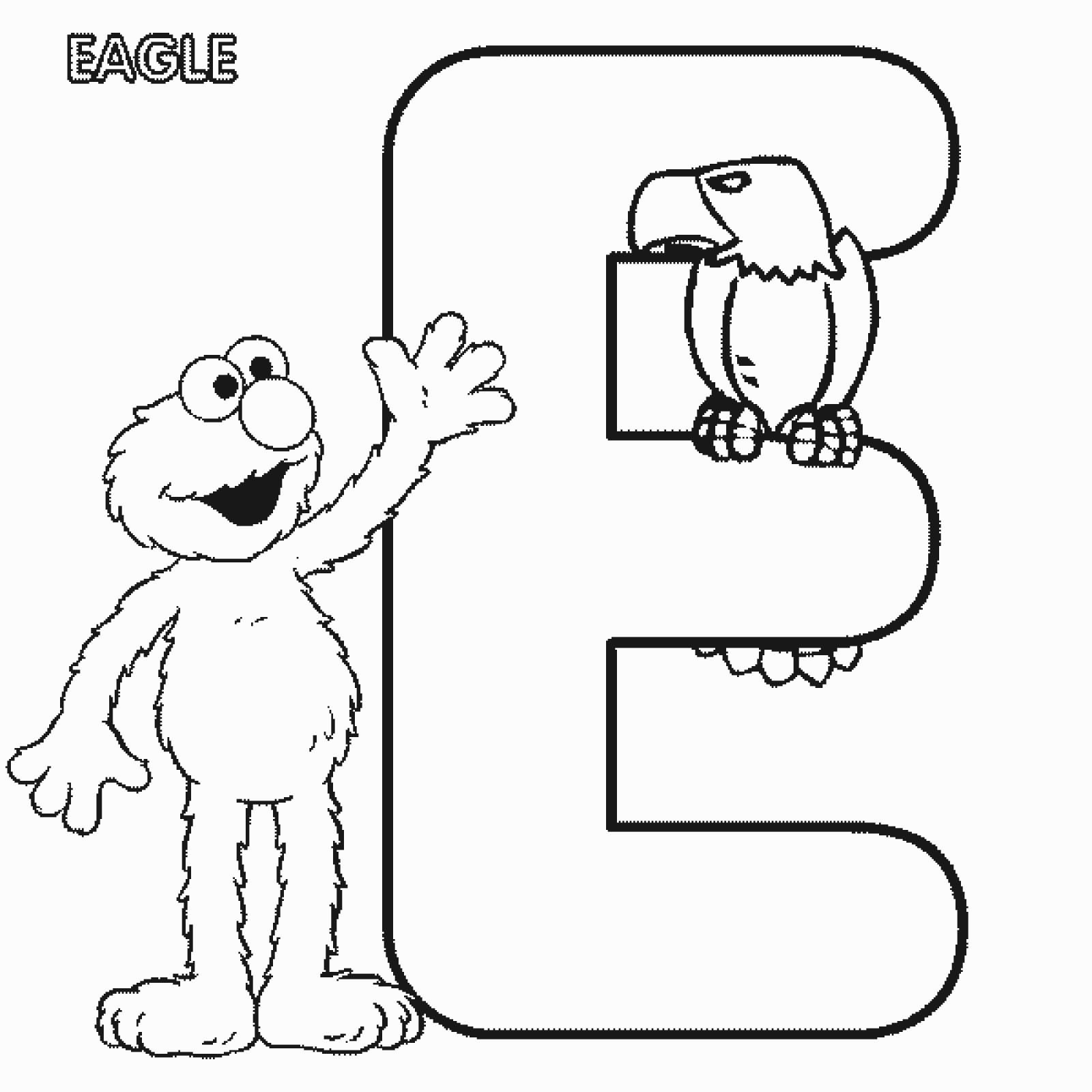 55 Letter E Coloring Sheet 2