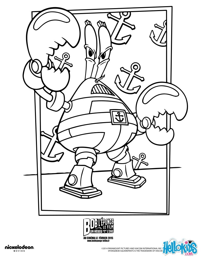 55 Mr Krabs Coloring Pages 26