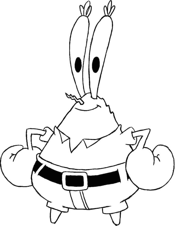 55 Mr Krabs Coloring Pages 48