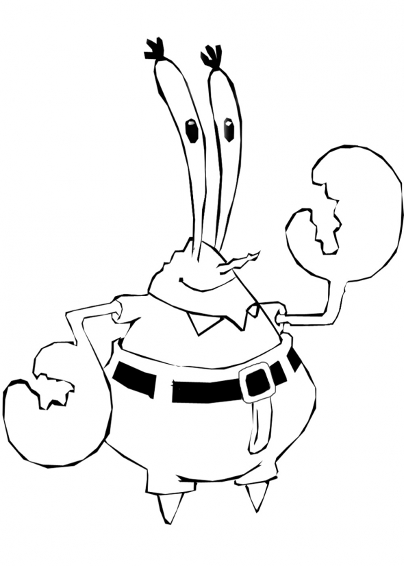 55 Mr Krabs Coloring Pages 66