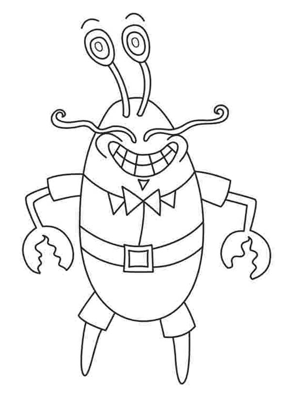 55 Mr Krabs Coloring Pages 8