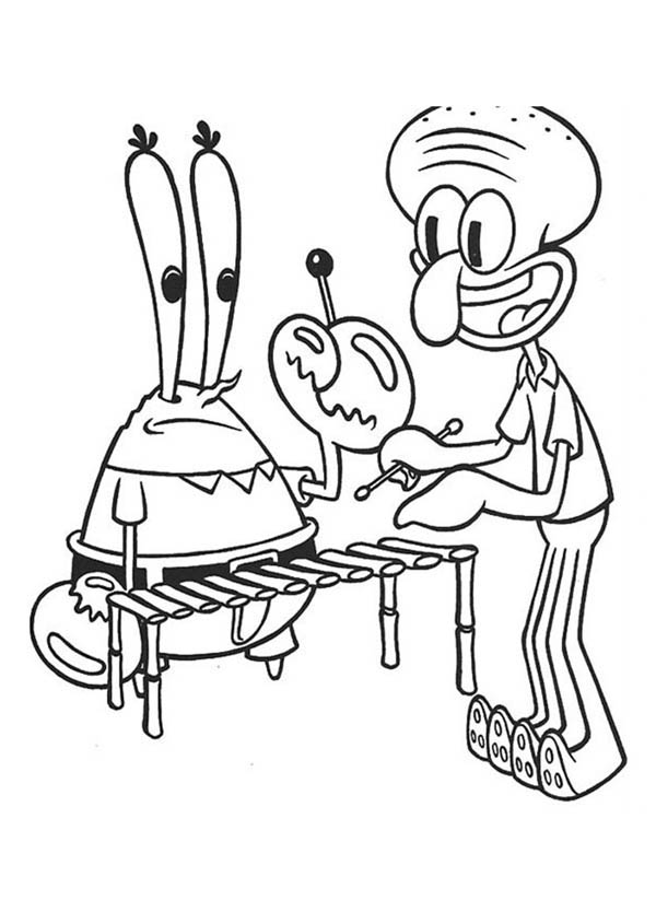 55 Mr Krabs Coloring Pages 9