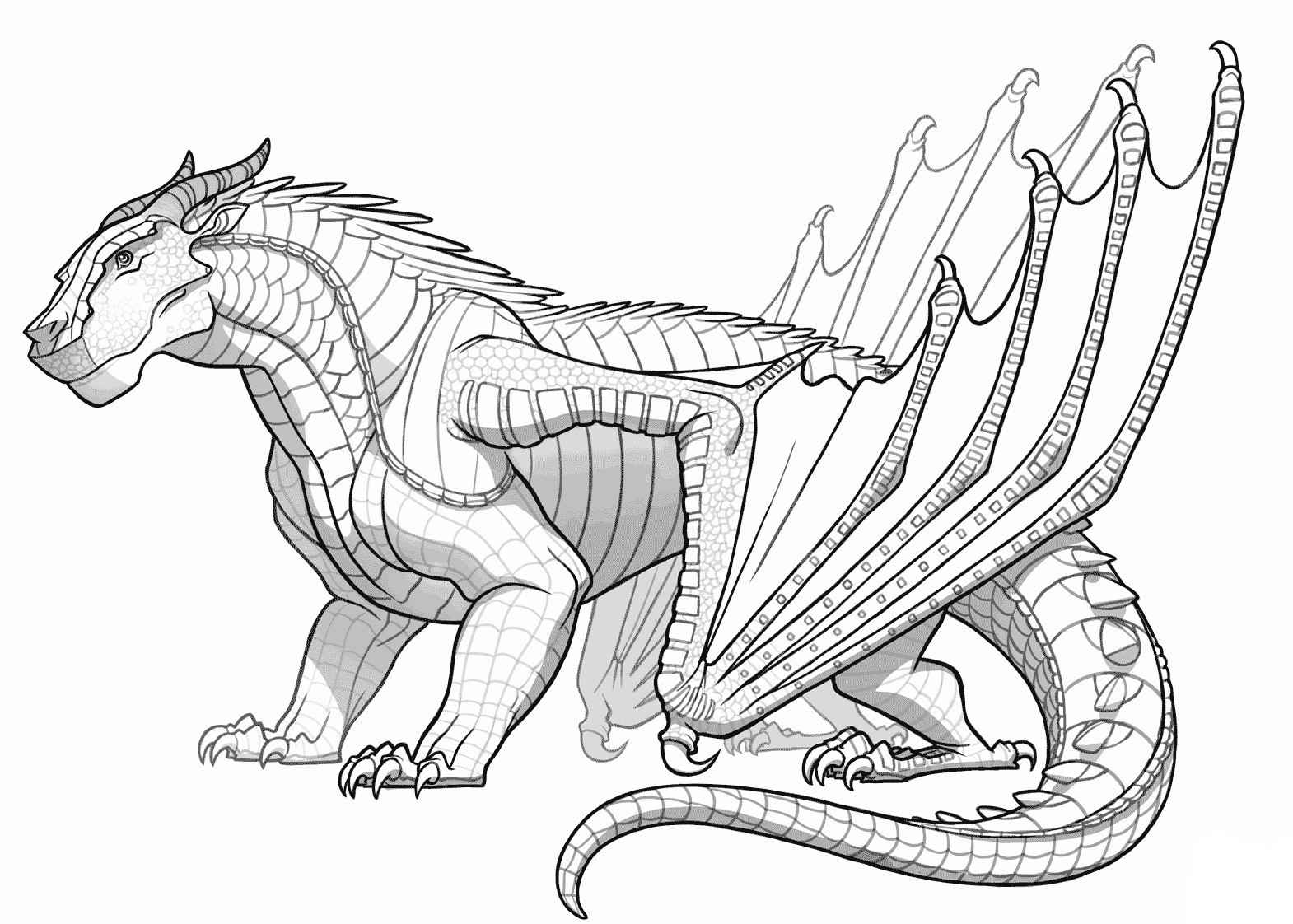 55 Printable Coloring Pages Dragons 20