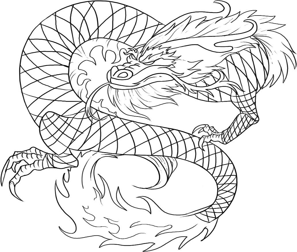 55 Printable Coloring Pages Dragons 52