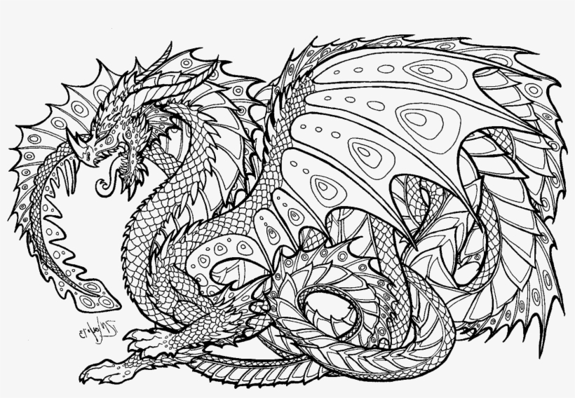 55 Printable Coloring Pages Dragons 56