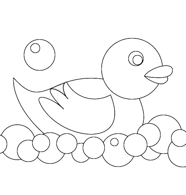 55 Rubber Duck Coloring Page 37