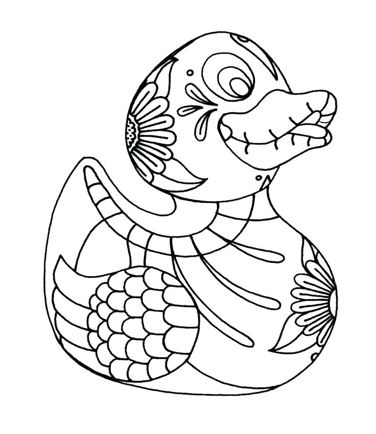 55 Rubber Duck Coloring Page 38