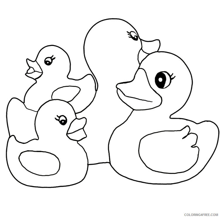 55 Rubber Duck Coloring Page 46