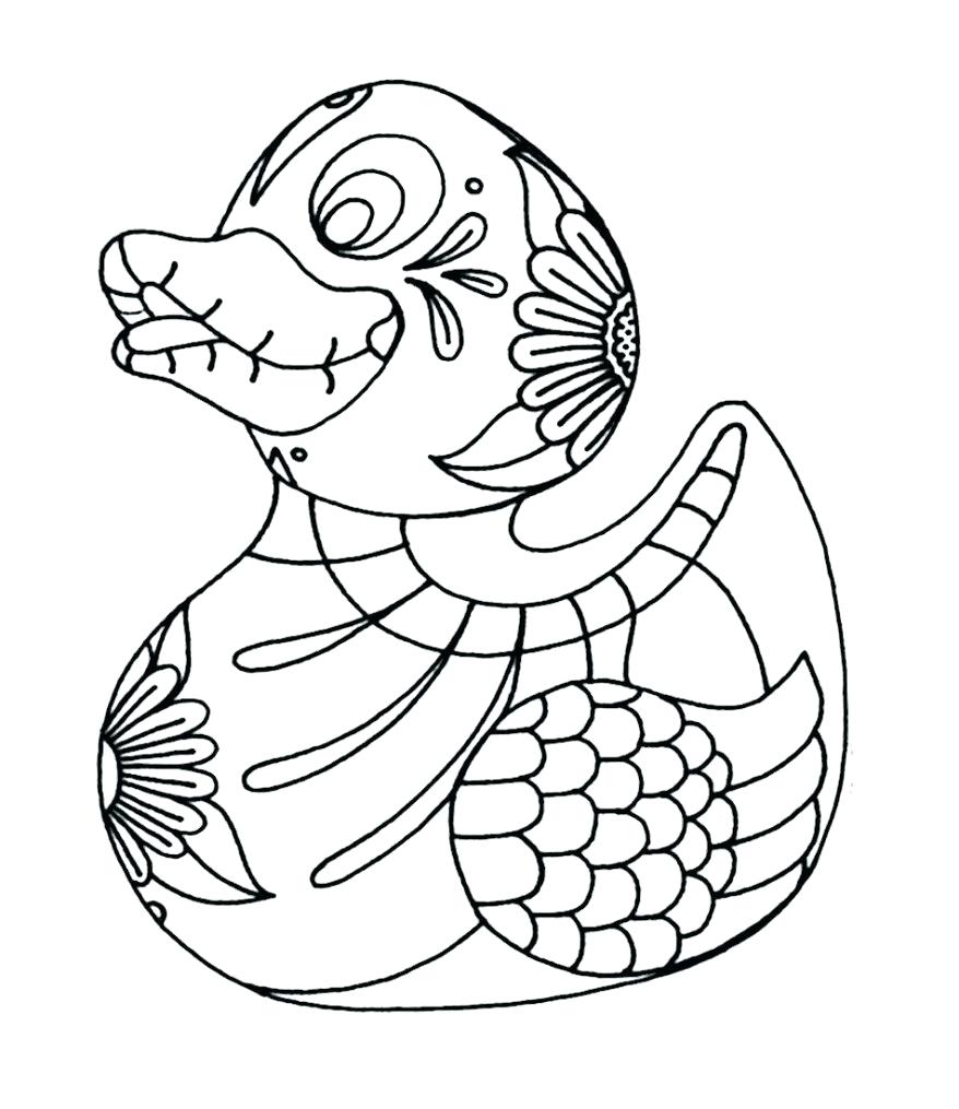 55 Rubber Duck Coloring Page 48