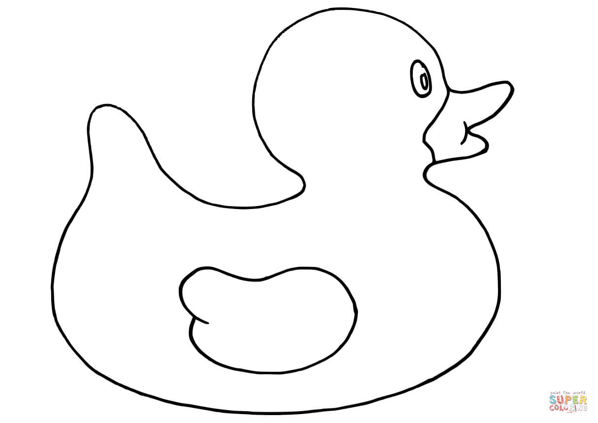 55 Rubber Duck Coloring Page 8