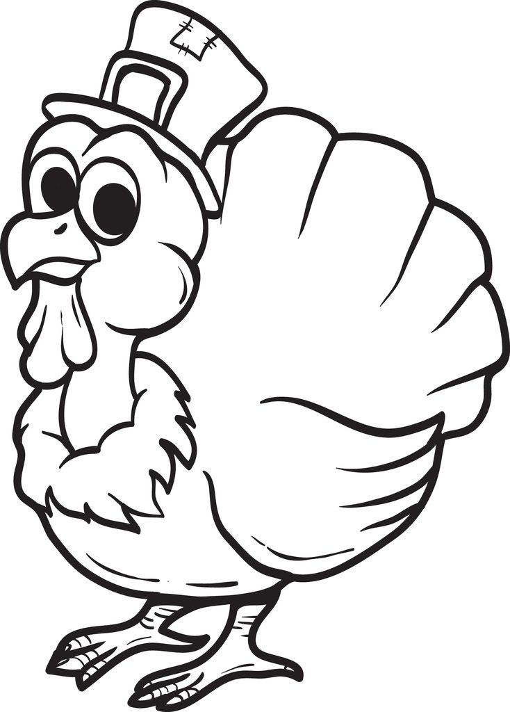 55 Turkey Printable Coloring Pages 11