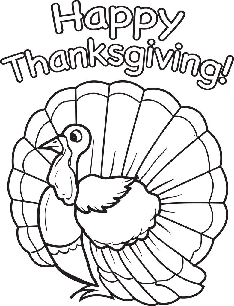 55 Turkey Printable Coloring Pages 16