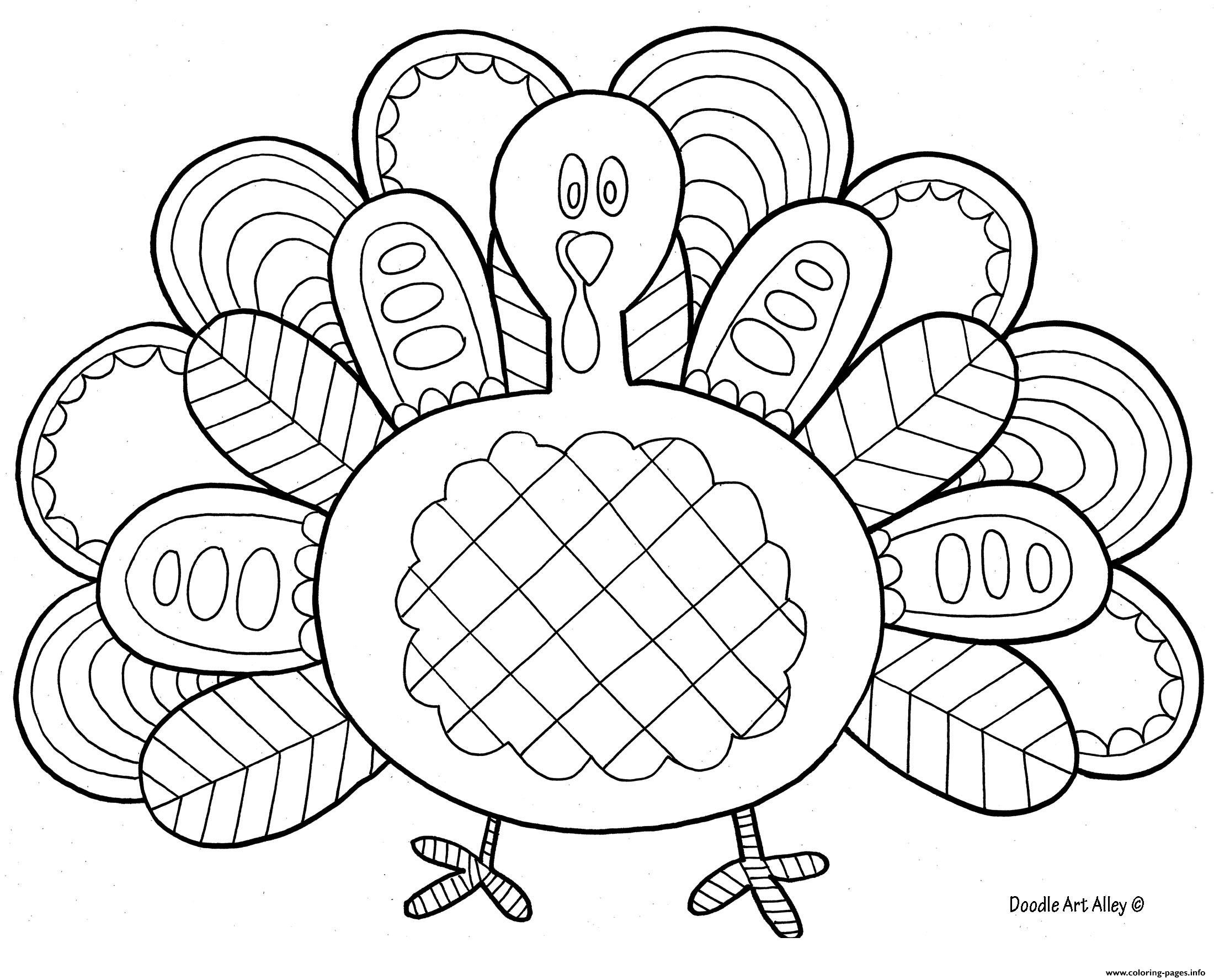 55 Turkey Printable Coloring Pages 19