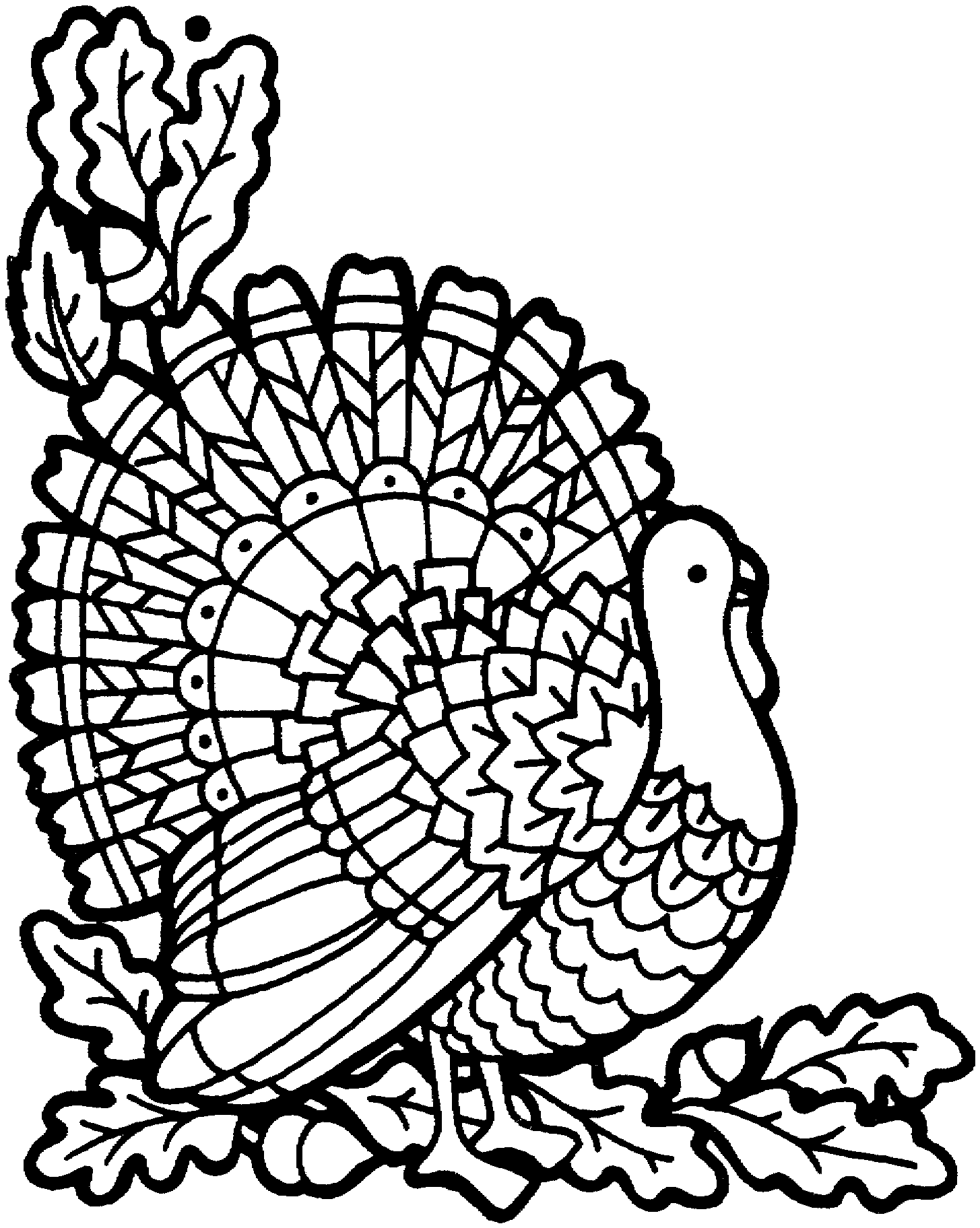 55 Turkey Printable Coloring Pages 21