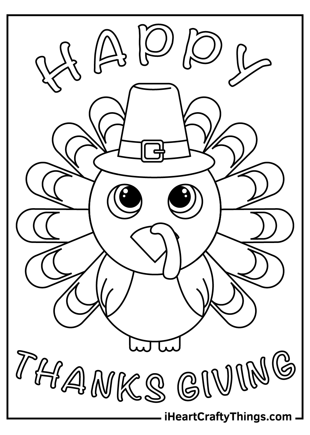 55 Turkey Printable Coloring Pages 9