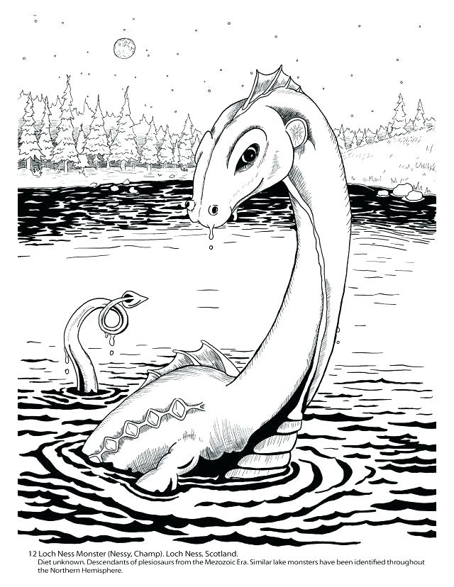 56 Sea Monster Coloring Pages 44