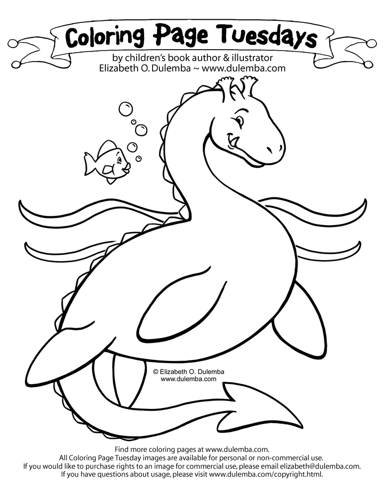 56 Sea Monster Coloring Pages 6