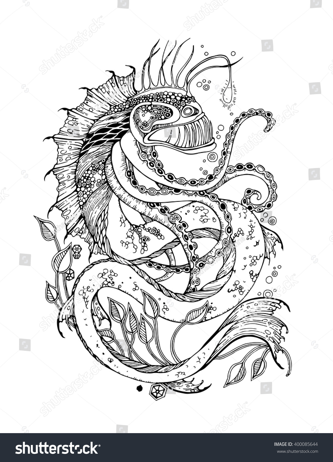 56 Sea Monster Coloring Pages 63