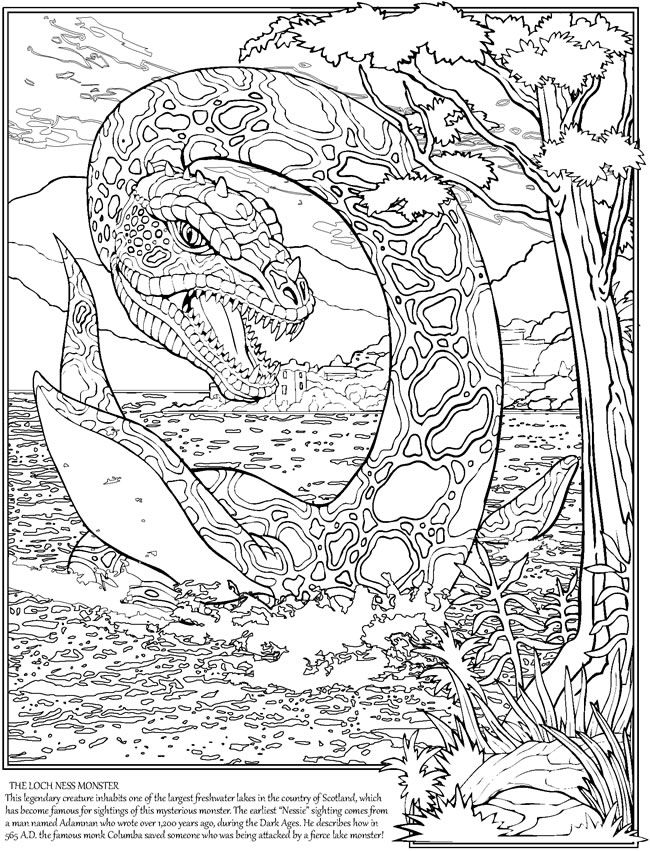 56 Sea Monster Coloring Pages 67