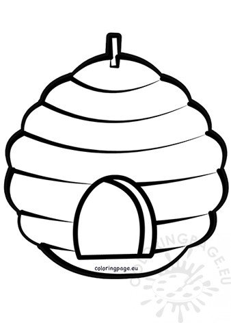 60 Beehive Coloring Page 56