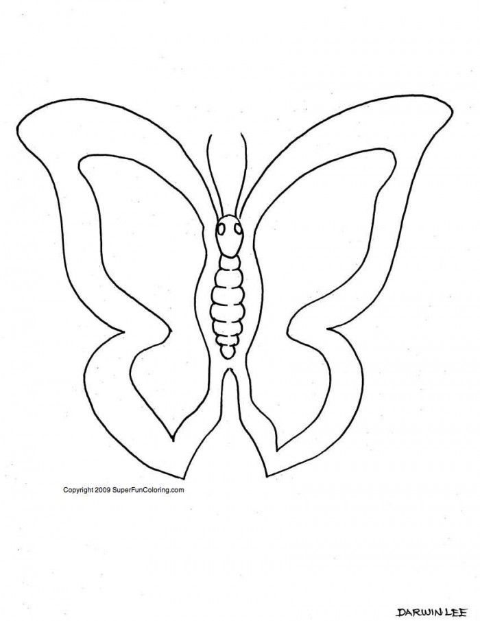 60 Butterfly Coloring Pages For Preschool 3