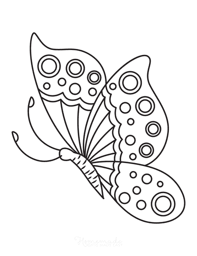 60 Butterfly Coloring Pages For Preschool 42