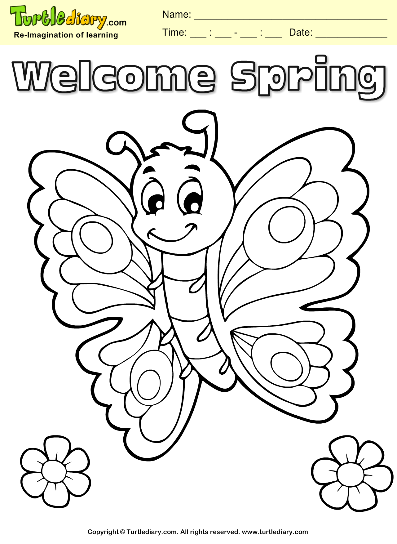 60 Butterfly Coloring Pages For Preschool 47