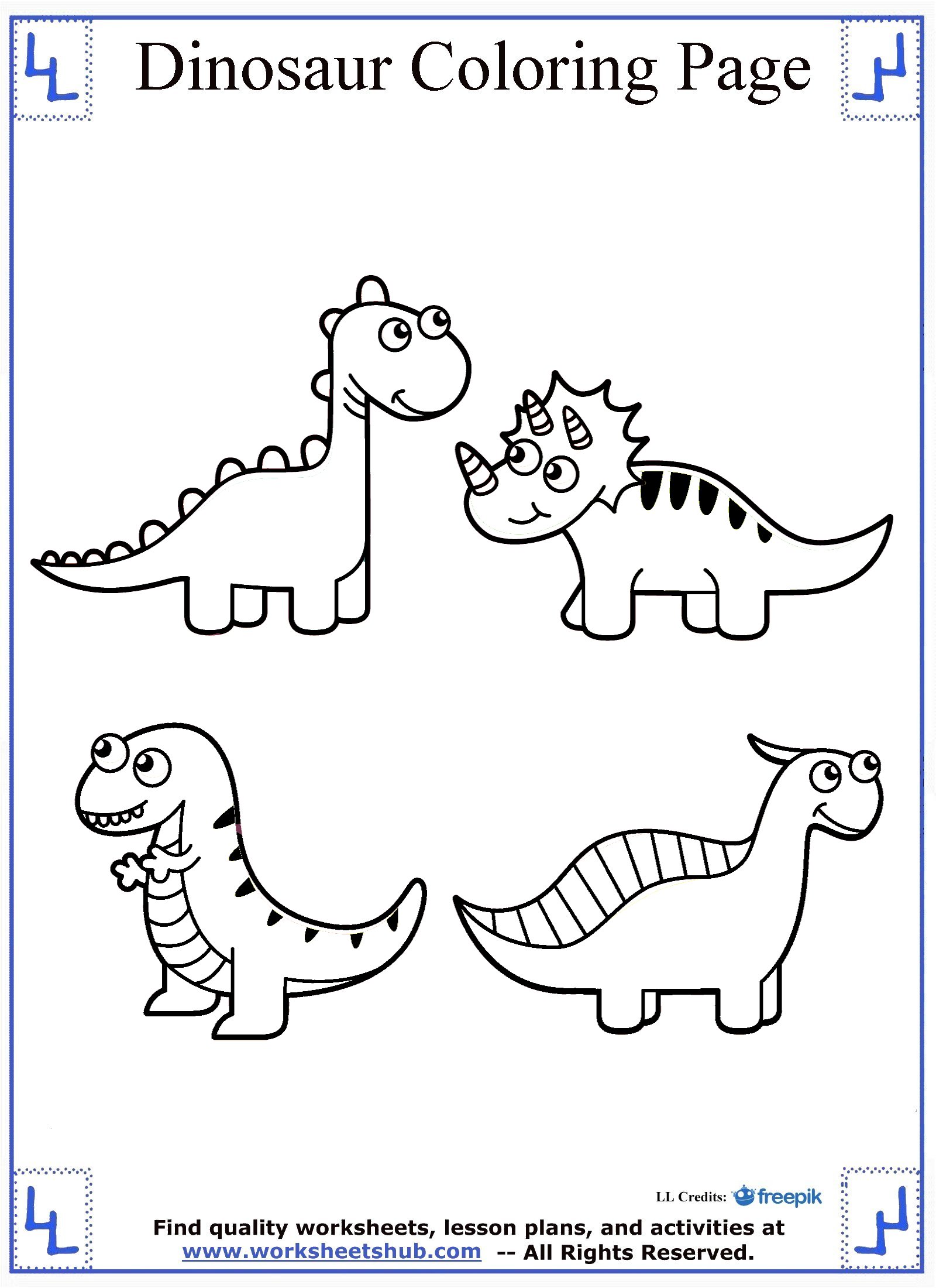 80 Dinosaur Printables Coloring Pages 11