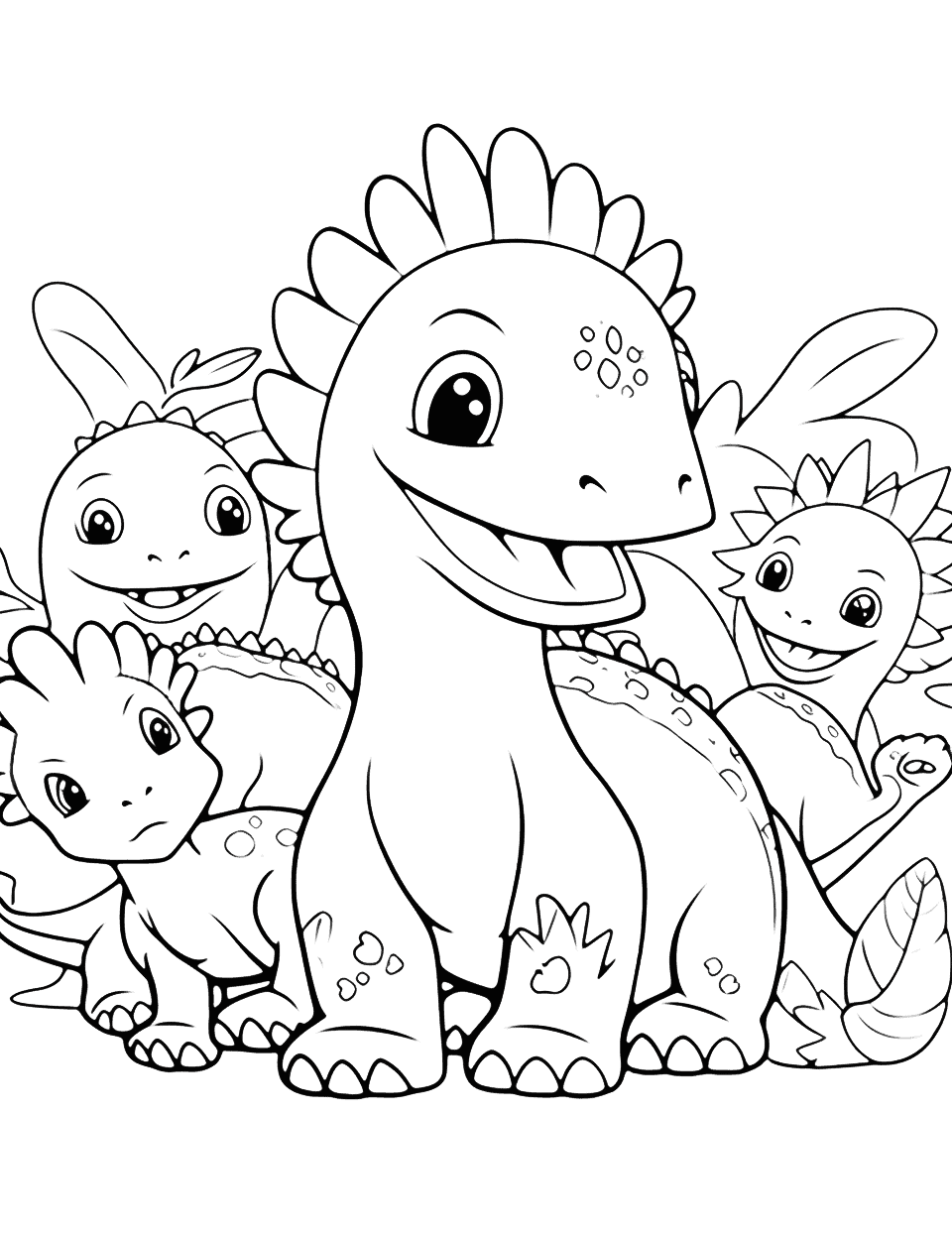 80 Dinosaur Printables Coloring Pages 13