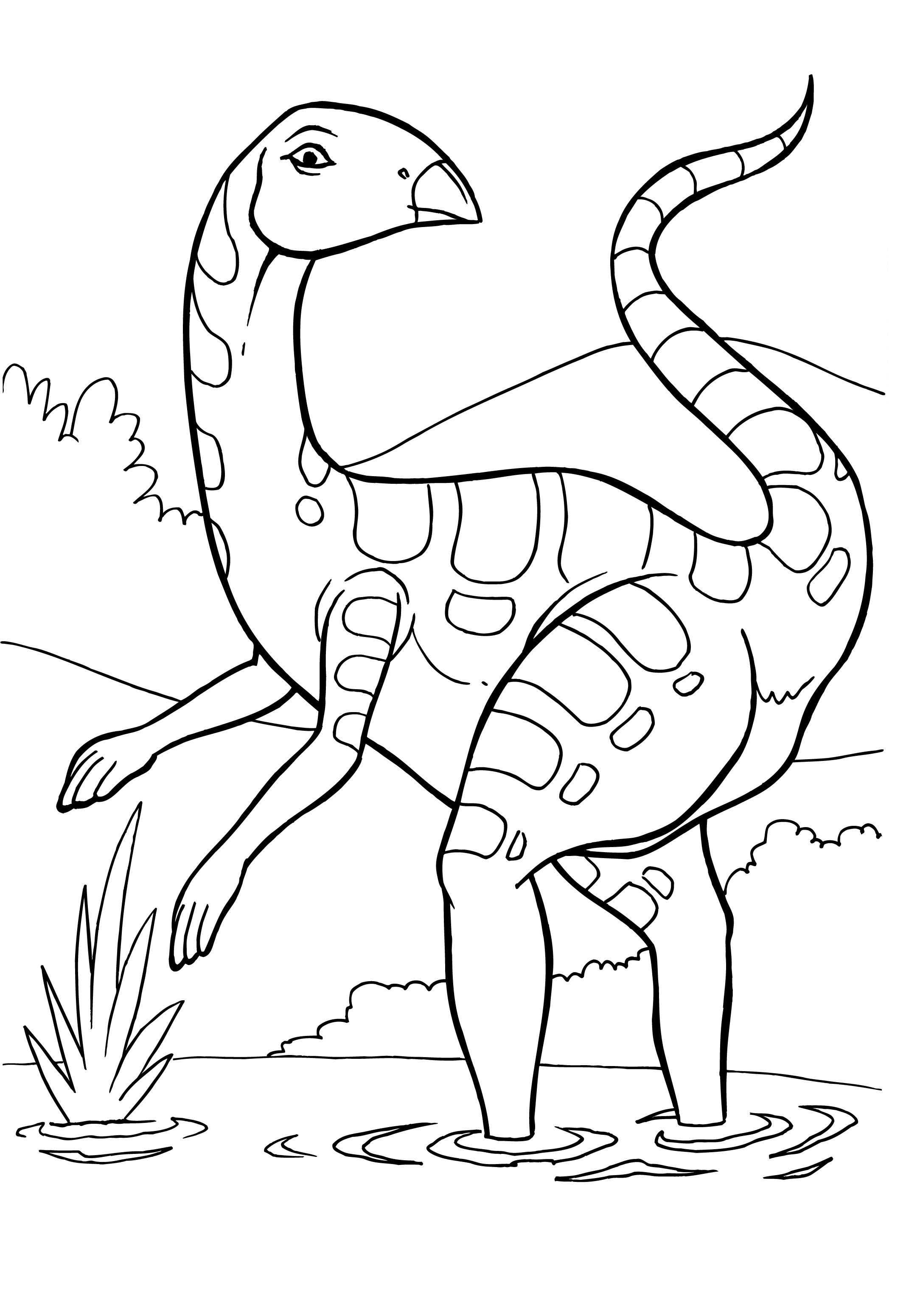 80 Dinosaur Printables Coloring Pages 19