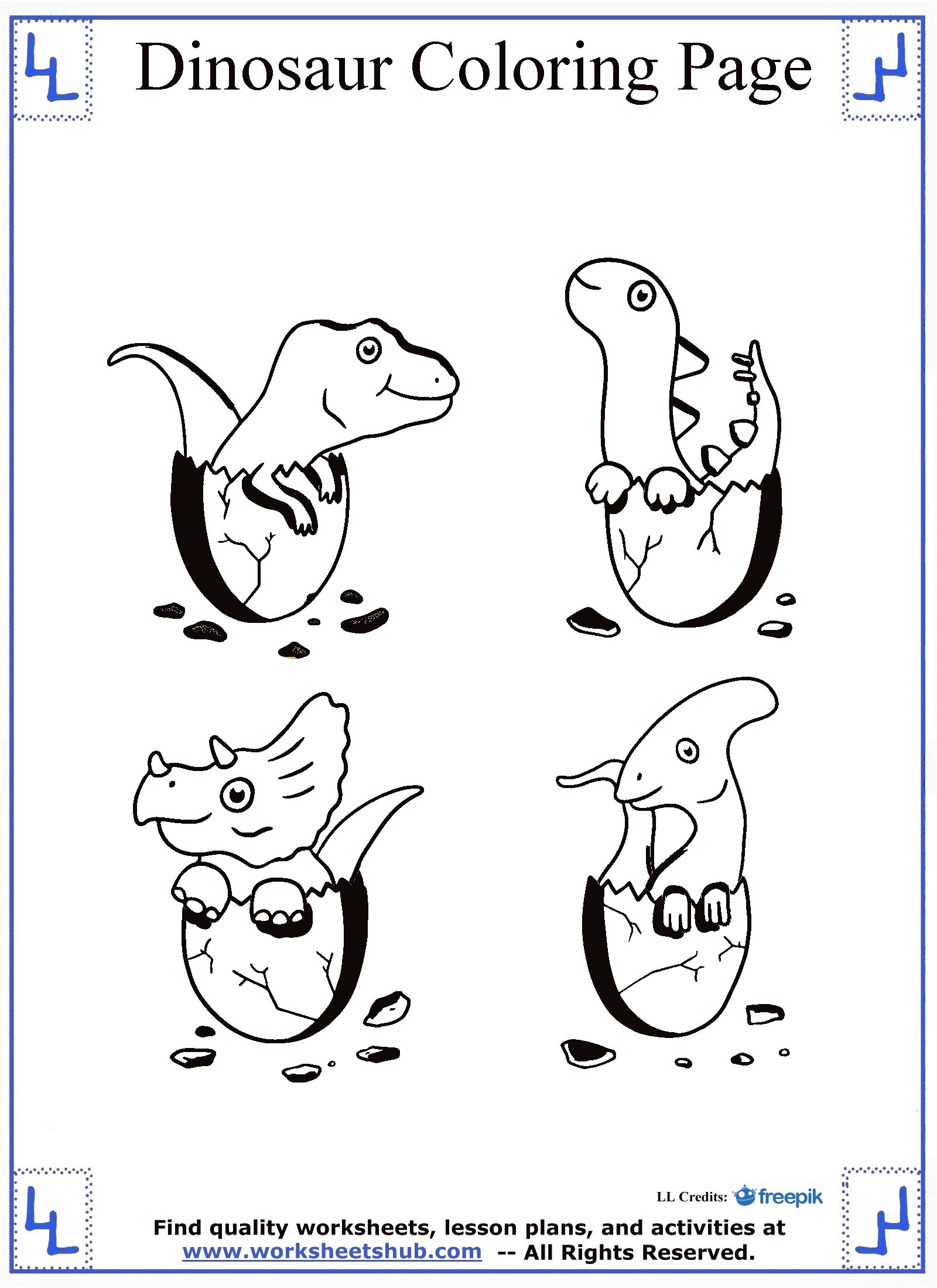 80 Dinosaur Printables Coloring Pages 21