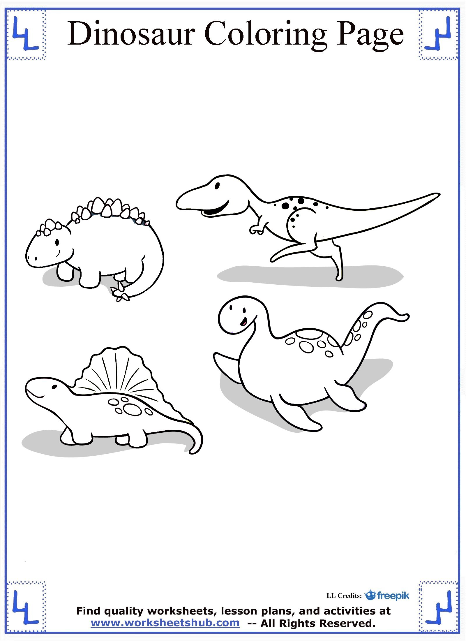 80 Dinosaur Printables Coloring Pages 22