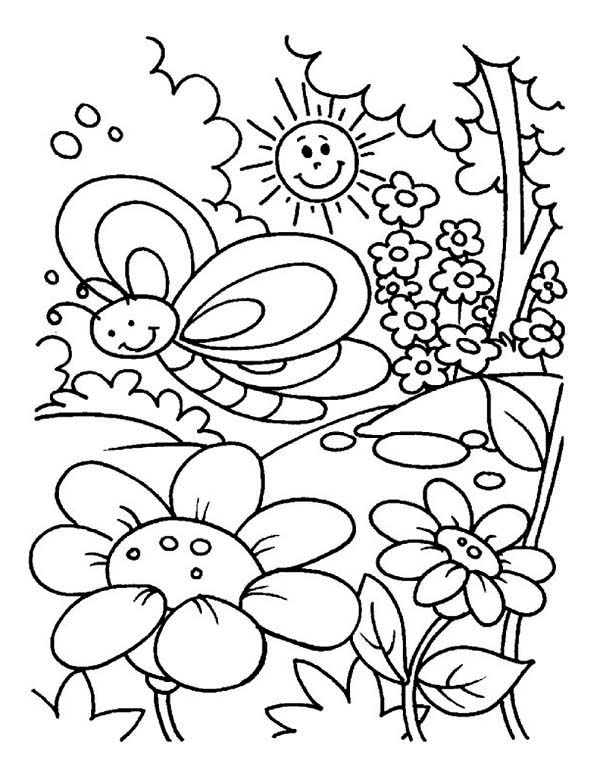 80 Printable Spring Garden Coloring Pages 16