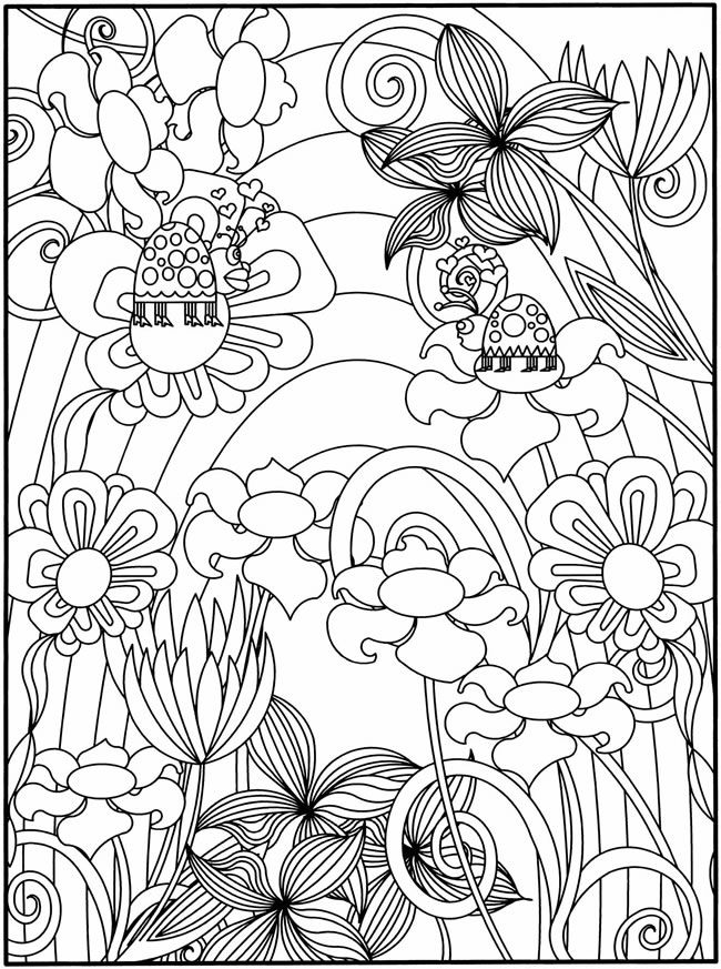 80 Printable Spring Garden Coloring Pages 3