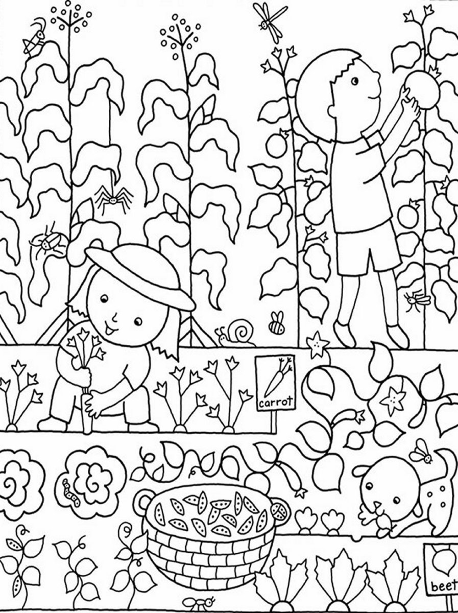 80 Printable Spring Garden Coloring Pages 32