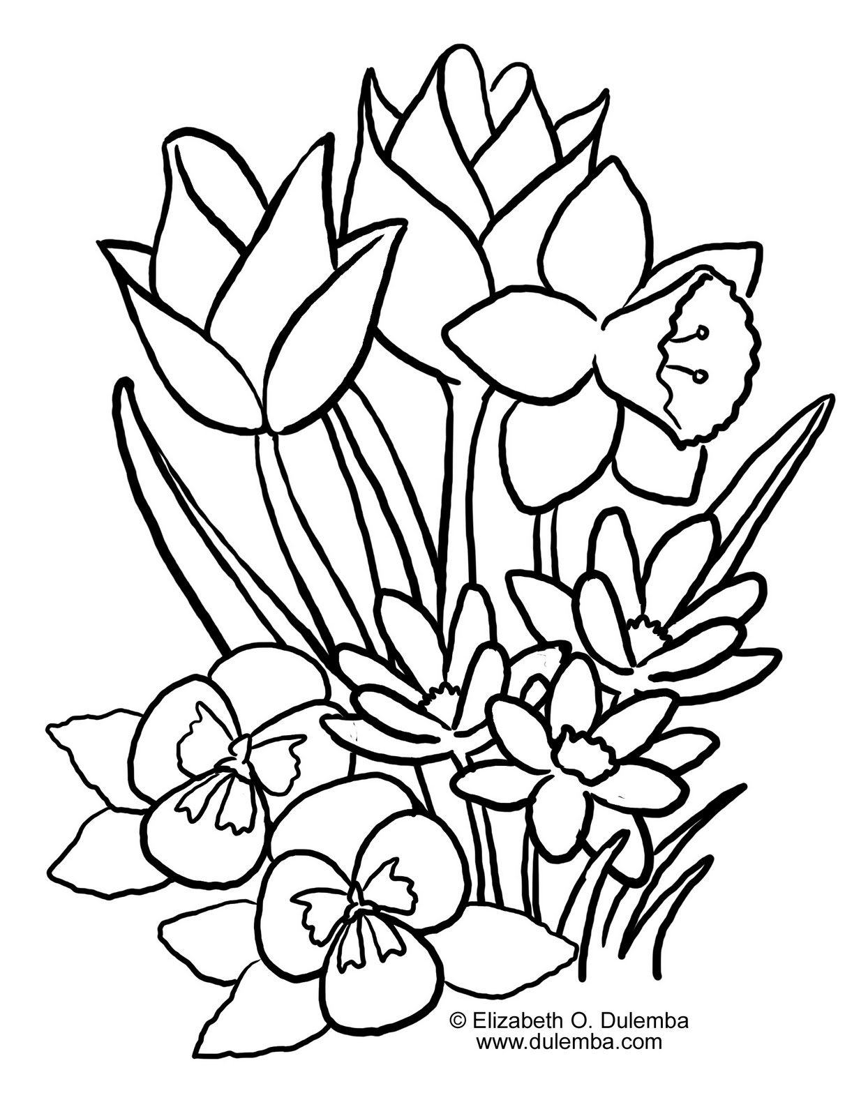 80 Printable Spring Garden Coloring Pages 33