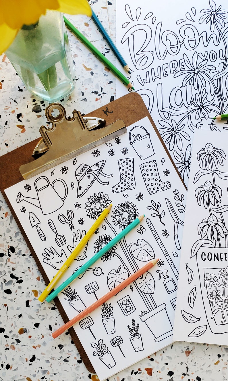 80 Printable Spring Garden Coloring Pages 57