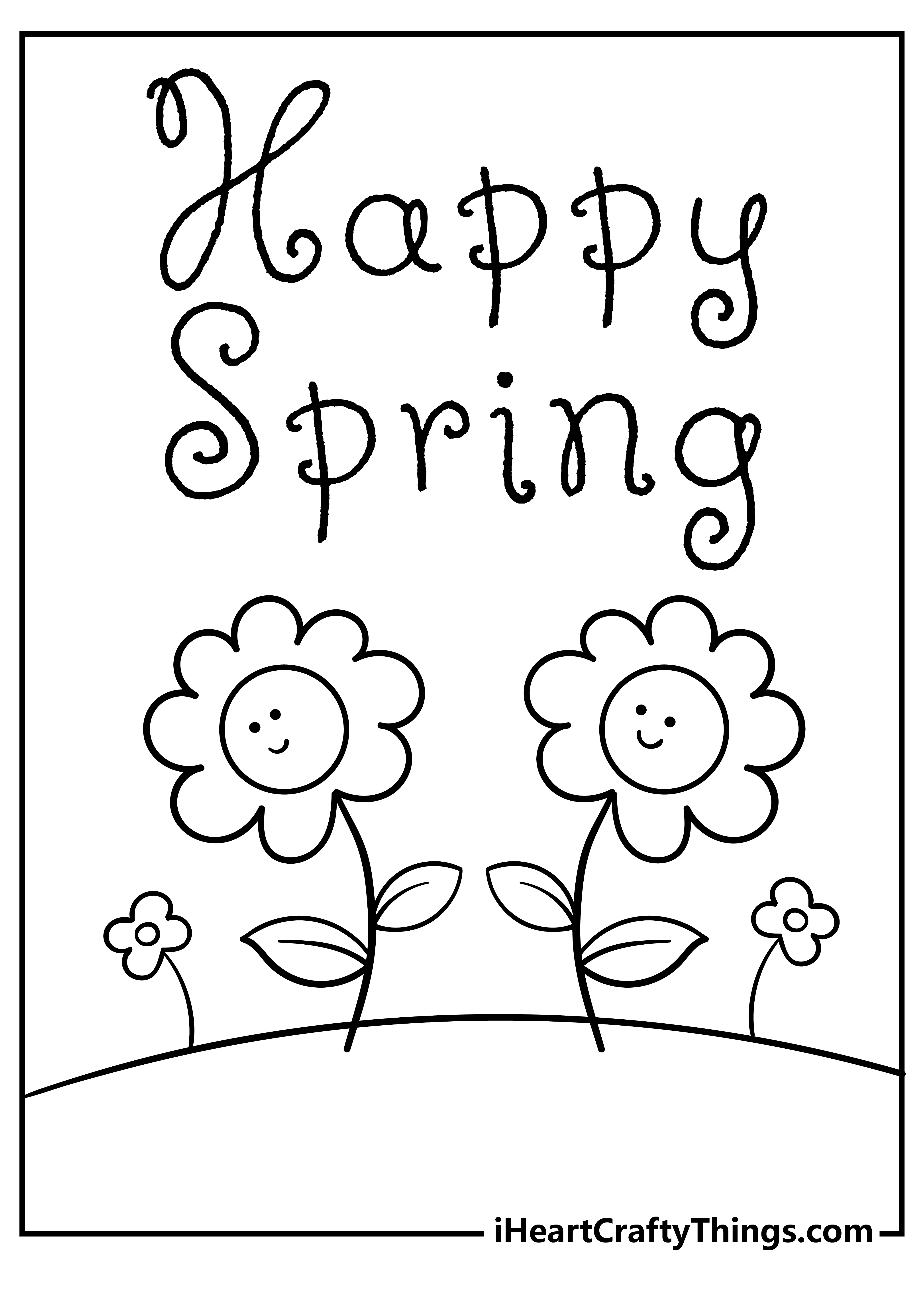 80 Printable Spring Garden Coloring Pages 61