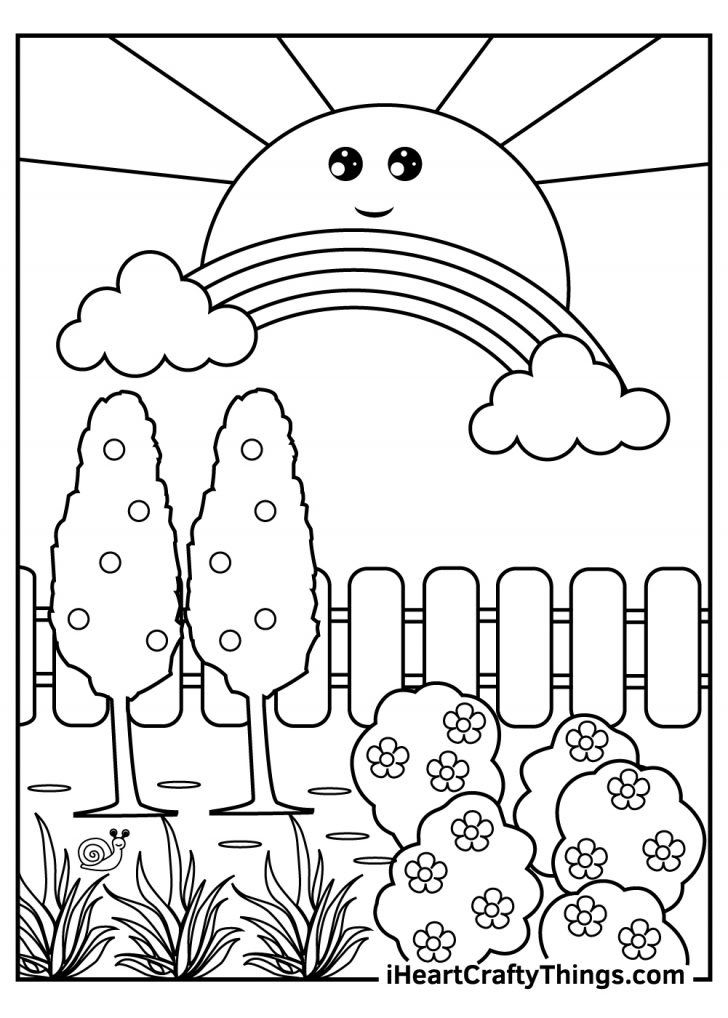 80 Printable Spring Garden Coloring Pages 62