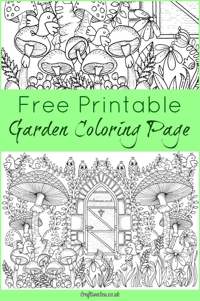 80 Printable Spring Garden Coloring Pages 75