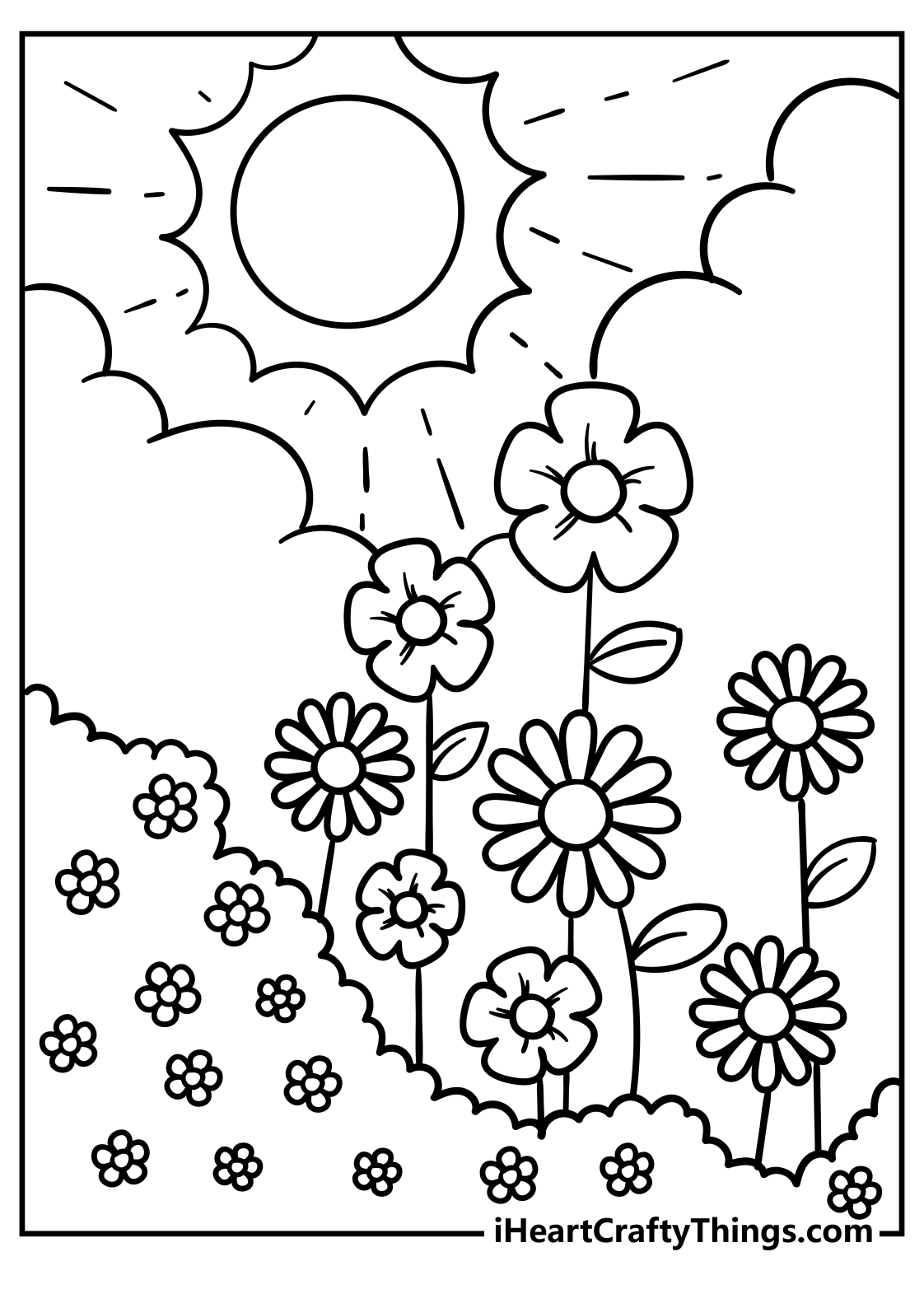 80 Printable Spring Garden Coloring Pages 76