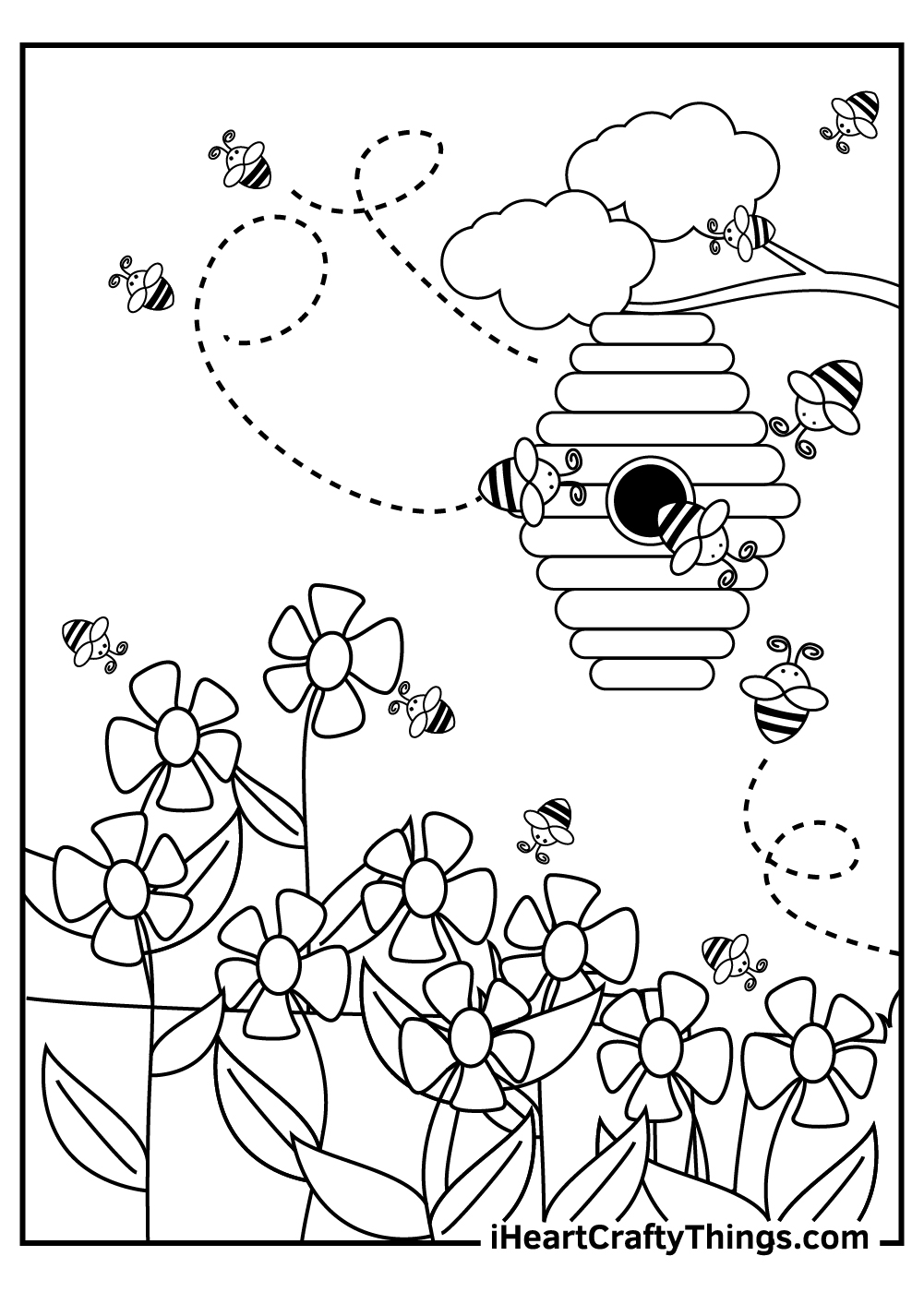 80 Printable Spring Garden Coloring Pages 79