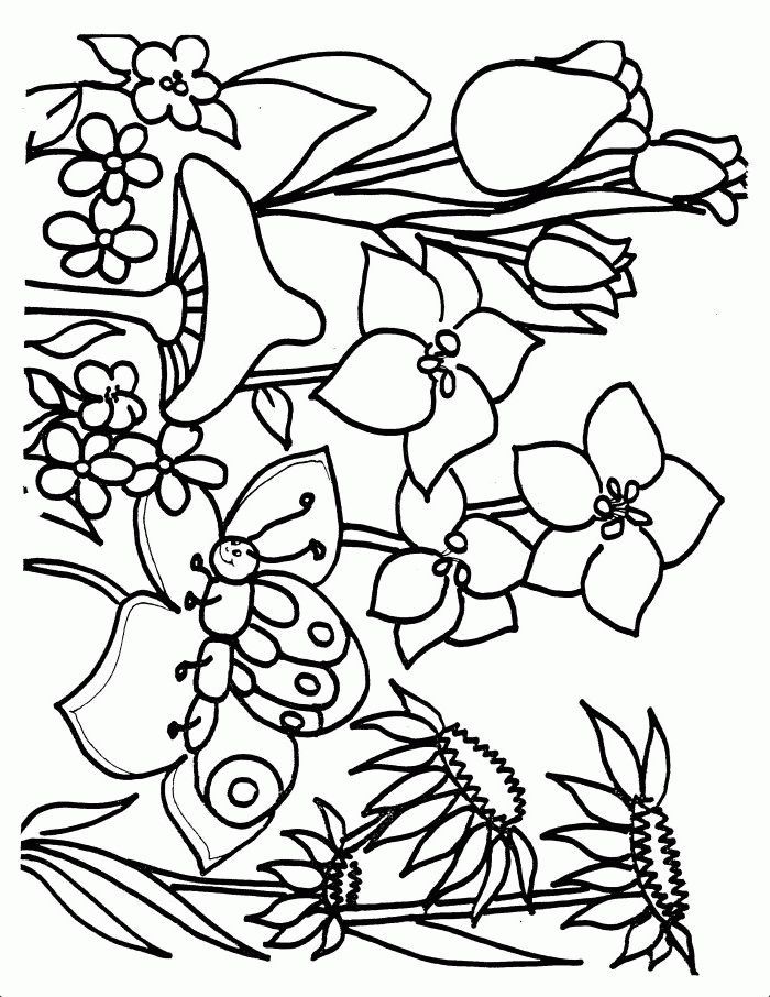 80 Printable Spring Garden Coloring Pages 84