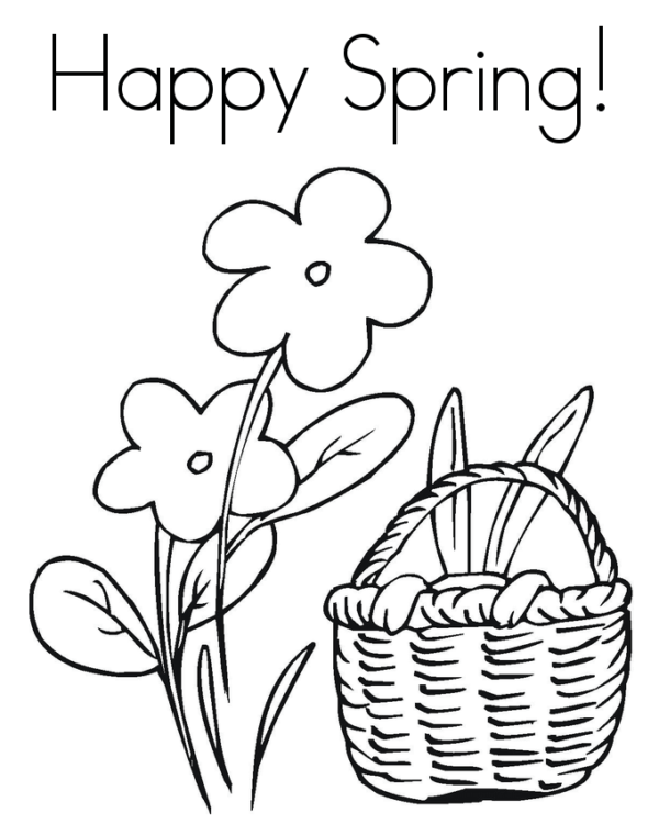 80 Printable Spring Nature Coloring Pages 19